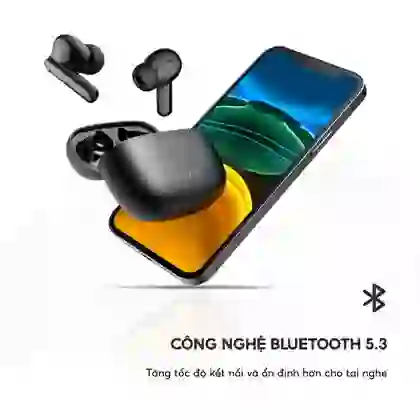 Tai nghe Bluetooth True Wireless Havit TW967 Pro - Đen