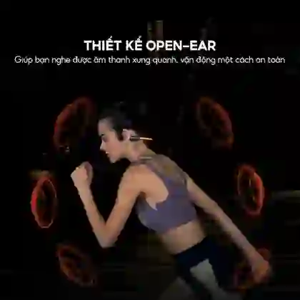 Tai nghe Bluetooth thể thao Havit Hakii Light - Đen