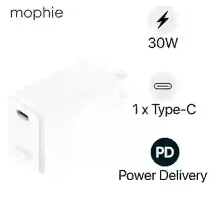 Củ sạc Mophie Essential Gan 30W 1C - Trắng
