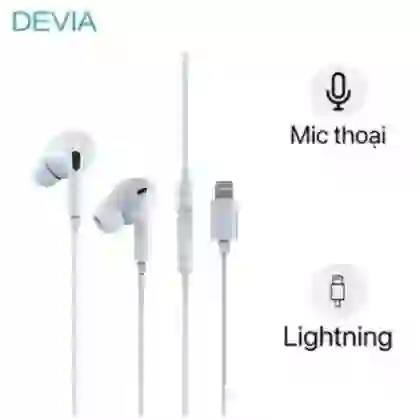 Tai nghe nhét tai Devia cổng Lightning - Cũ 1