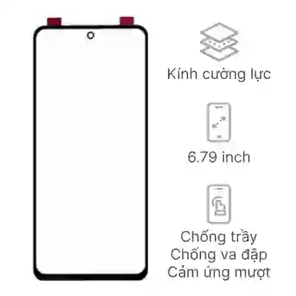Thay ép kính Xiaomi Poco M6 Pro 5G 1