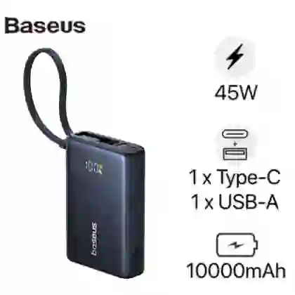 Pin dự phòng Baseus Picogo màn hình số 10000mAh 45W 1