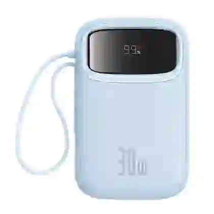 Pin sạc dự phòng Baseus Qpow2 màn hình số 10.000mAh 30W kèm 2 cáp type C 1