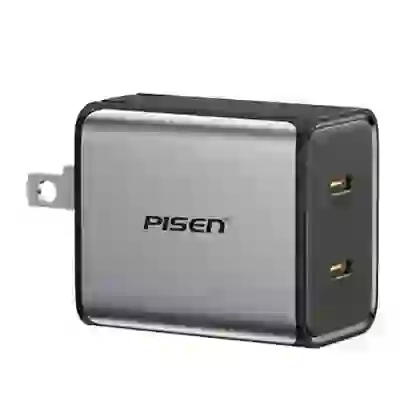 Sạc Pisen Bolt Pro 140W 2C1A Gan Fast kèm cáp Type-C to Type-C 6