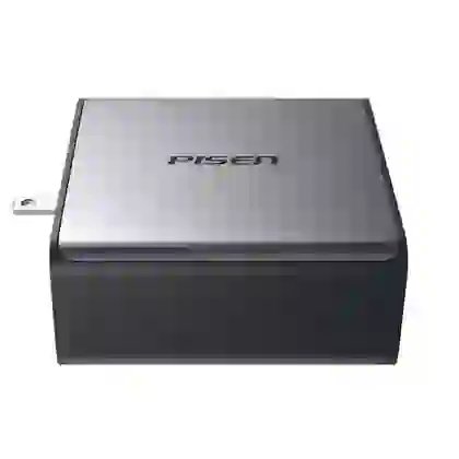 Sạc Pisen Bolt Pro 140W 2C1A Gan Fast kèm cáp Type-C to Type-C 4