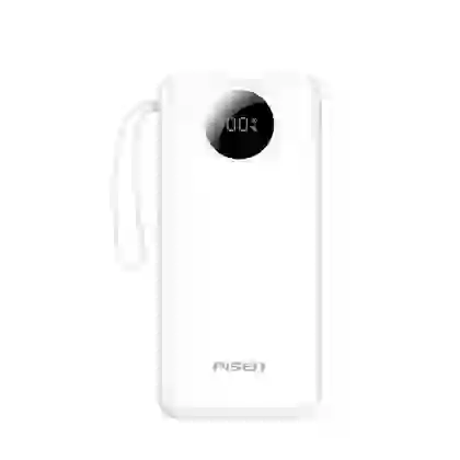 Pin dự phòng Pisen Quick Powerlink Cube 22.5W 10.000mAh kèm cáp Lightning và Type-C D191 1