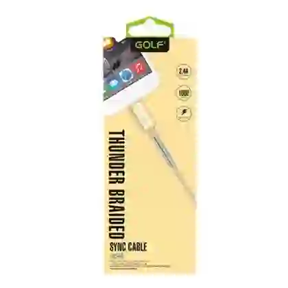 Cáp Golf USB-A to lightning 2.4A GC-40I 2