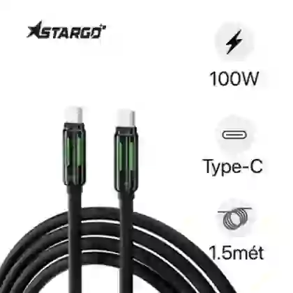 Cáp Stargo Ultralink C1 Type-C to Type-C 100W 1.5M 1