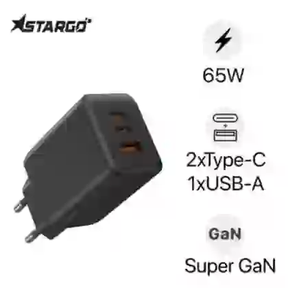 Sạc StarGO 2C1A PD Gan 65W PowerGO 65 1