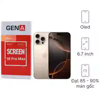 Thay màn hình iPhone 16 Pro Max chính hãng GENA loại A+ 1