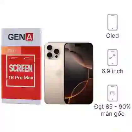 Thay màn hình iPhone 16 Pro Max chính hãng GENA loại A+ 1
