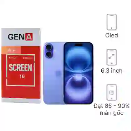 Thay màn hình iPhone 16 chính hãng GENA loại A+ 1