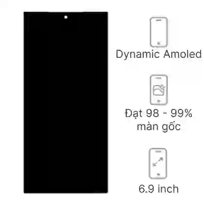 Thay màn hình Samsung Galaxy S25 Ultra rời chính hãng GENA loại Pro 2