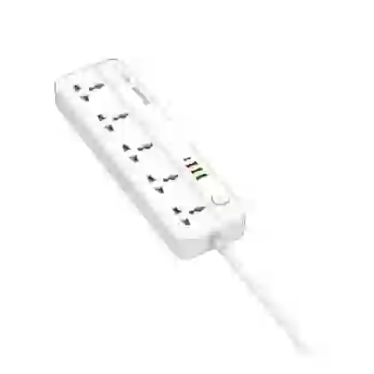 Ổ cắm điện Energizer đa năng 5AC kèm 3USB-A và 1USB-C sạc nhanh 1