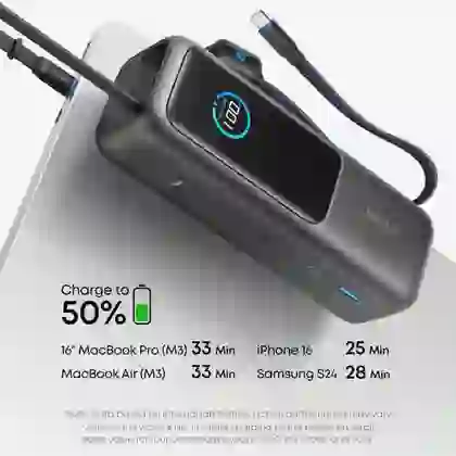 Pin dự phòng Anker 25.000mAh 165W tích hợp cáp rút gọn A1695 2
