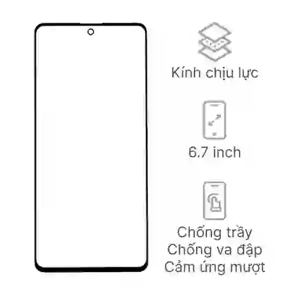 Thay ép kính Nubia V70 1