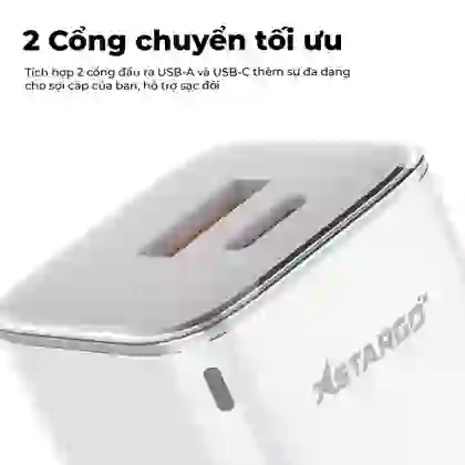 Sạc StarGO Onelink 1C1A 30W kèm cáp C-C CC301 4