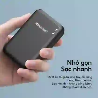 Pin dự phòng StarGO Star X1 Power 2C1A 10000mAh tích hợp cáp Type-C 2