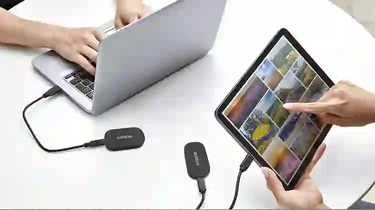 Ổ cứng di động SSD KIOXIA EXCERIA PLUS G2 Portable 1TB 3