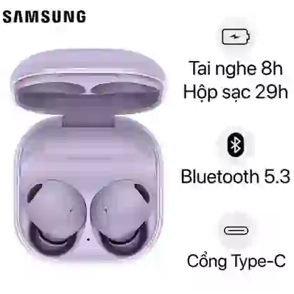 Tai nghe Bluetooth Samsung Galaxy Buds2 Pro - Cũ trầy xước - Tím