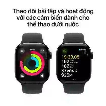 Apple Watch Series 10 46mm GPS Viền nhôm Dây cao su - Đã kích hoạt 3