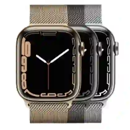Apple Watch Series 7 45mm 4G Viền thép Dây thép - Cũ trầy xước 3
