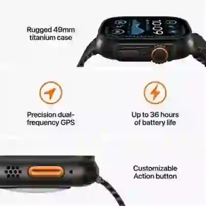 Apple Watch Ultra 2 49mm 4G Viền titan Dây vải Alpine - Cũ đẹp 4