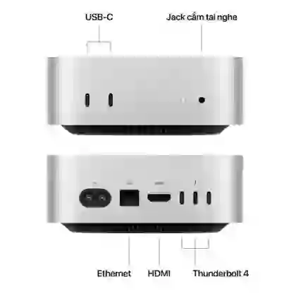 Mac Mini M4 10CPU 10GPU 16GB 256GB 2024 Ethernet 10 Gigabit - Cũ đẹp 3
