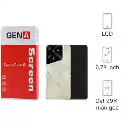 Thay màn hình Tecno Pova 5 chính hãng GENA loại Pro 1