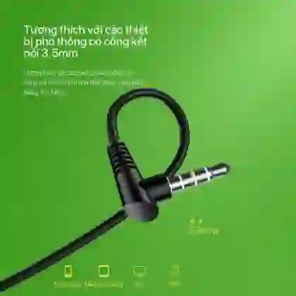 Tai nghe có dây cổng 3.5mm Robot RE101S 5