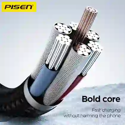 Cáp sạc nhanh Pisen Quick Platinum Type-C to Lightning 1.5M 3