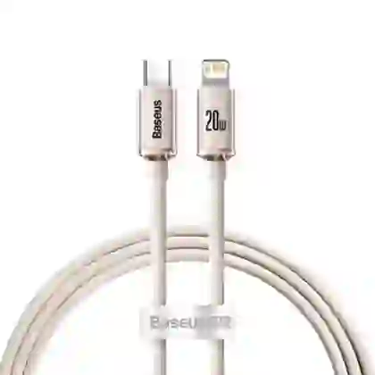 Cáp Baseus Crystal Shine USB-C to lightning dài 2M 2