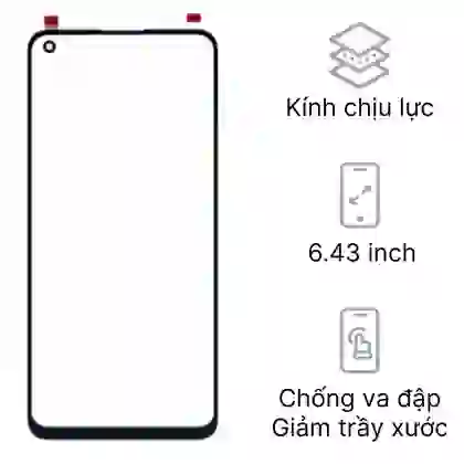 Thay ép kính Oppo F19 Pro 1