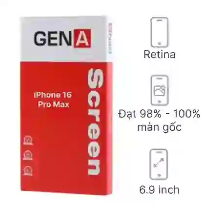 Thay màn hình iPhone 16 Pro Max chính hãng GENA loại Ultra 1