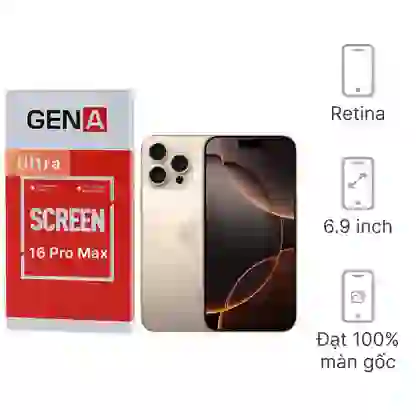 Thay màn hình iPhone 16 Pro Max chính hãng GENA loại Ultra 1