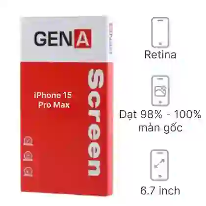 Thay màn hình iPhone 15 Pro Max chính hãng GENA loại Ultra 1