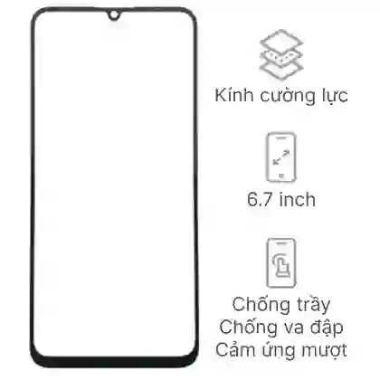 Thay ép kính Honor X7A 1