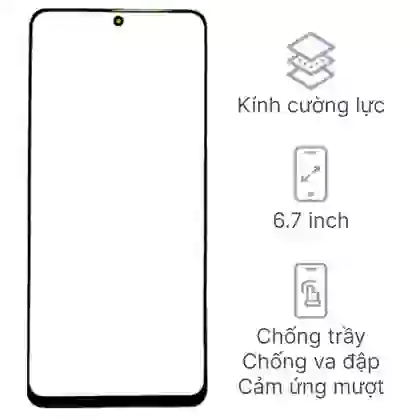 Thay ép kính Honor X8A 1