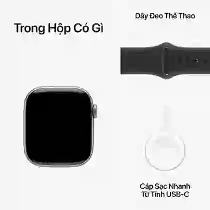 Apple Watch Series 11 46mm (GPS) Viền Nhôm, Dây Cao Su Size S/M VN/A - Đã kích hoạt 3