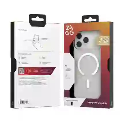 Ốp lưng iPhone 17 Pro Max Zagg Crystal Palace Lite With Magsafe Clear 5