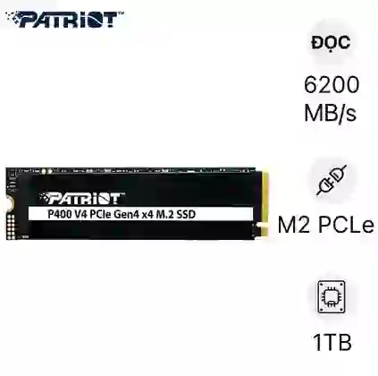 Ổ Cứng SSD Patriot P400 V4 M.2 PCIe Gen 4x4 NVME 1TB 1