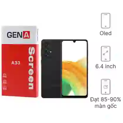 Thay màn hình Samsung Galaxy A33 nguyên khung chính hãng GENA loại A+ 1