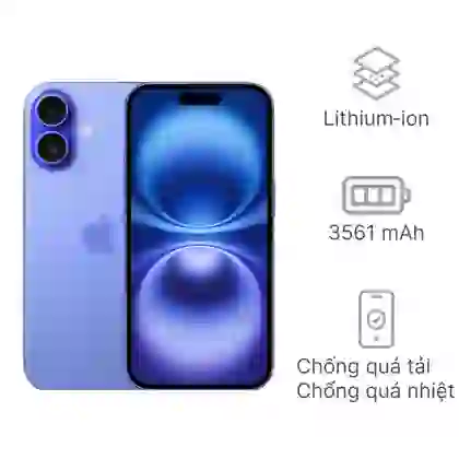 Thay pin iPhone 16 dung lượng chuẩn chính hãng Vmas 1