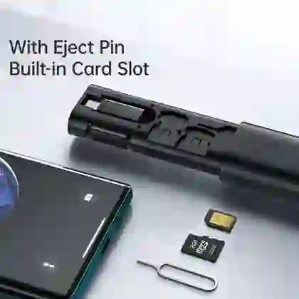Hộp lưu trữ đa chức năng MCDODO (cáp + đầu nối + chốt đẩy sim + khe cắm thẻ) 9