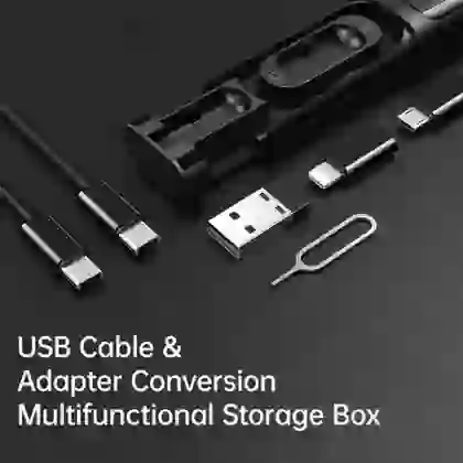 Hộp lưu trữ đa chức năng MCDODO (cáp + đầu nối + chốt đẩy sim + khe cắm thẻ) 8