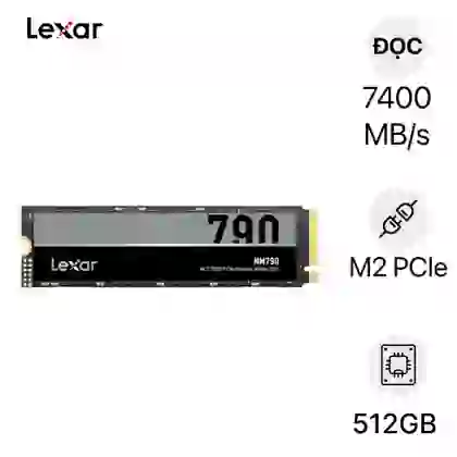Ổ cứng SSD Lexar NQ790 M2 2280 PCIE GEN 4x4 NVME 512GB 1