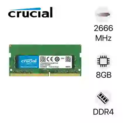 RAM laptop Crucial DDR4 8GB BUS 2666 cũ đẹp 1