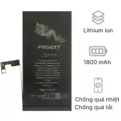 thay pin iPhone SE dung lượng cao chính hãng Pisen 1