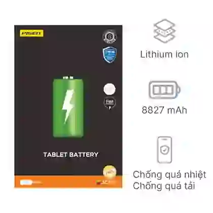 thay pin ipad gen 5 2017 chính hãng pisen 1