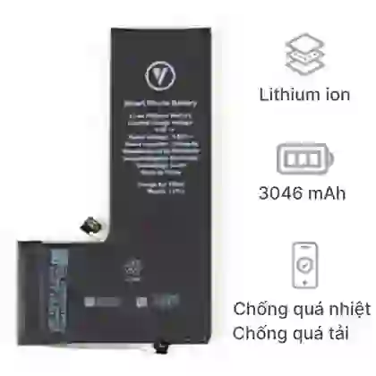 thay pin iPhone 11 Pro chính hãng Vmas 1